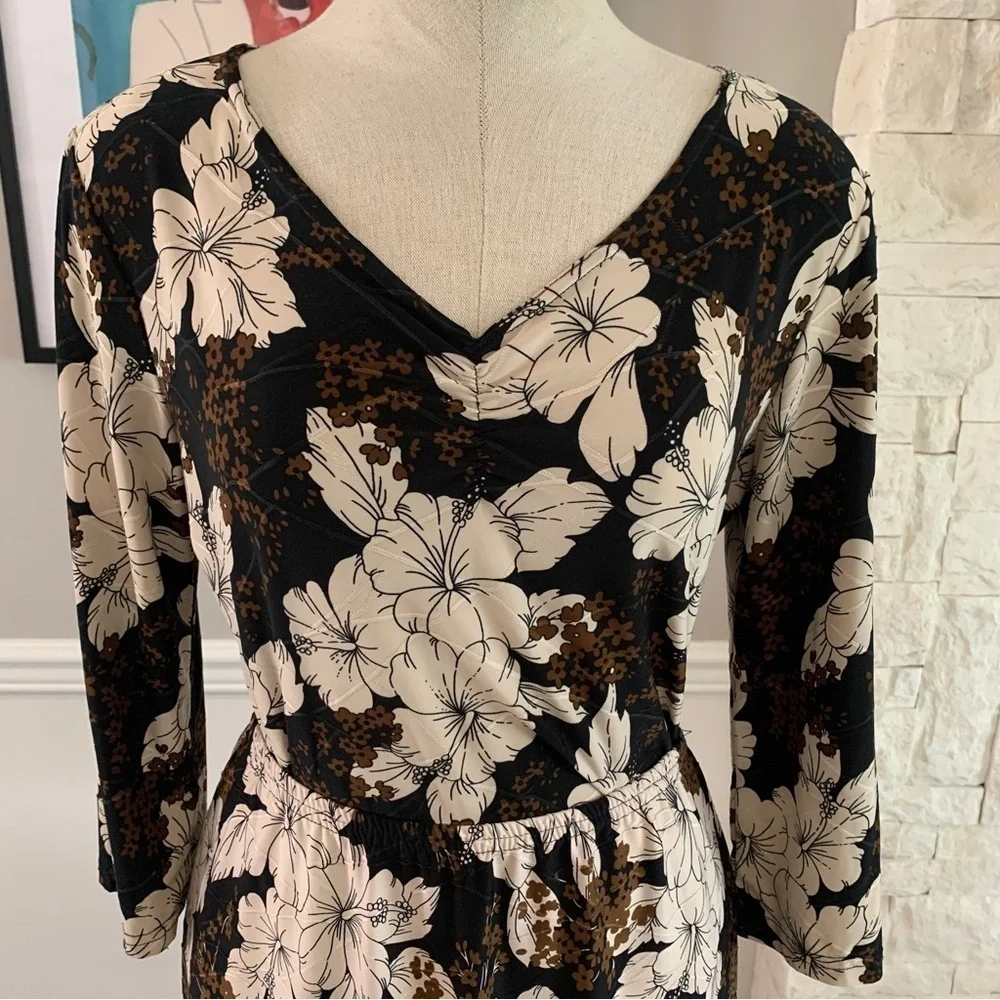 Vintage 2 Piece Set Y2K 90s Claudia Richard Skirt & Top Neutral Travel Sz Small